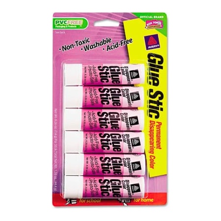 Avery Dennison Glue Stick, White, 0.26 oz, Aerosol Can 98096